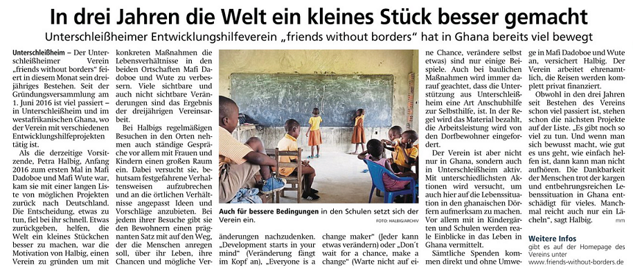 MM 22.06.2019 In drei Jahren die Welt ein Stück besser gemacht